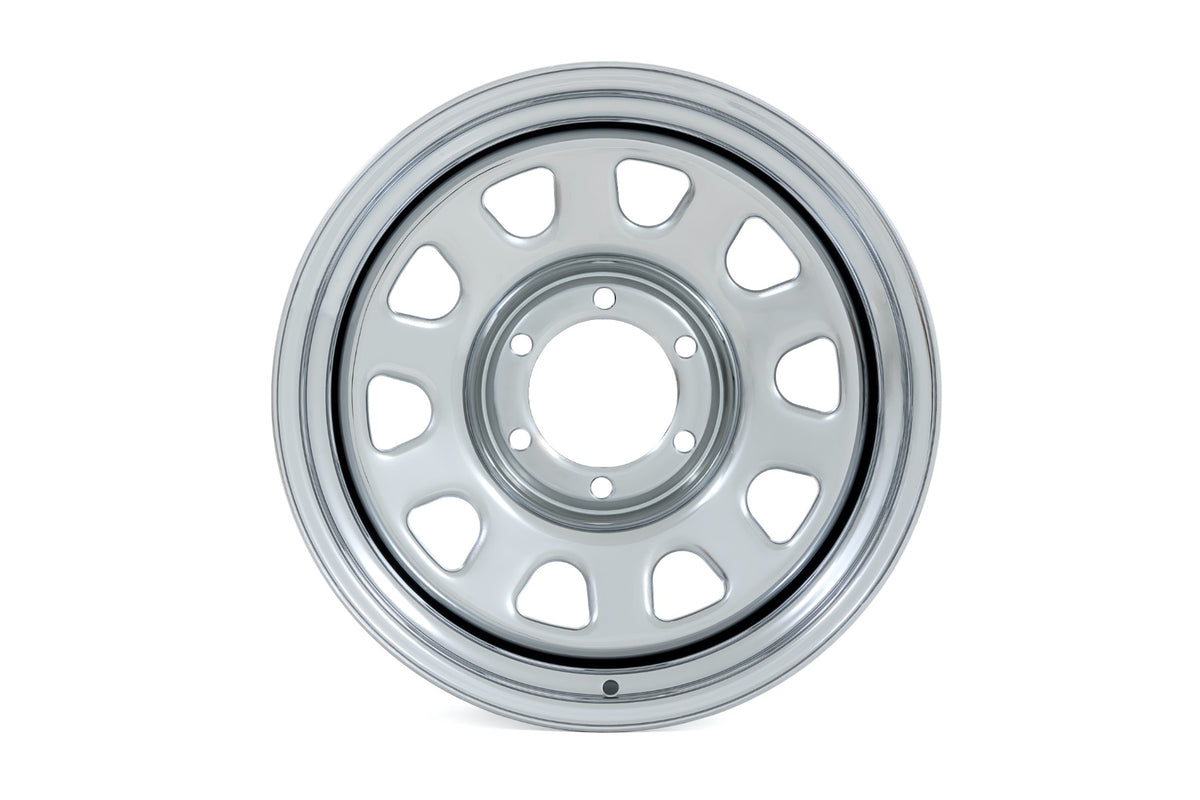 Steel Wheel | Chrome | 16x8 | 5x4.5 | 3.30 Bore | -6
