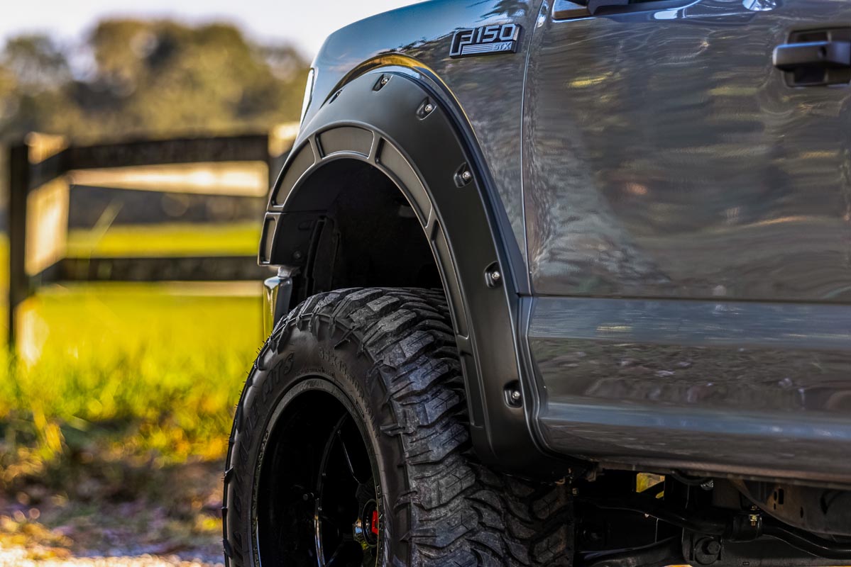 Defender Fender Flares | E2 Magma Red | Ford F-150 2WD/4WD (2015-2020)