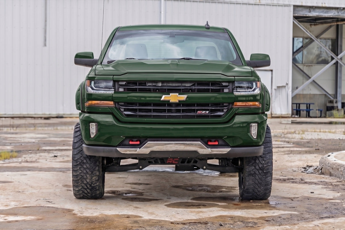 Pocket Fender Flares | 6'7" & 8' Bed | G7J Rainforest Green | Chevy Silverado 1500 (14-18)/2500HD