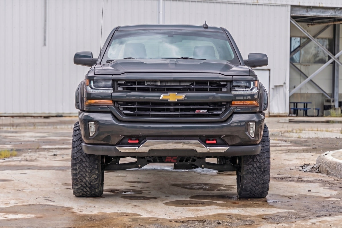 Pocket Fender Flares | 6'7" & 8' Bed | GPA Graphite | Chevy Silverado 1500 (14-18)/2500HD