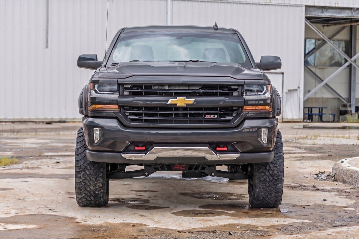 Pocket Fender Flares | 6'7" & 8' Bed | GJI Shadow Gray | Chevy Silverado 1500 (14-18)/2500HD
