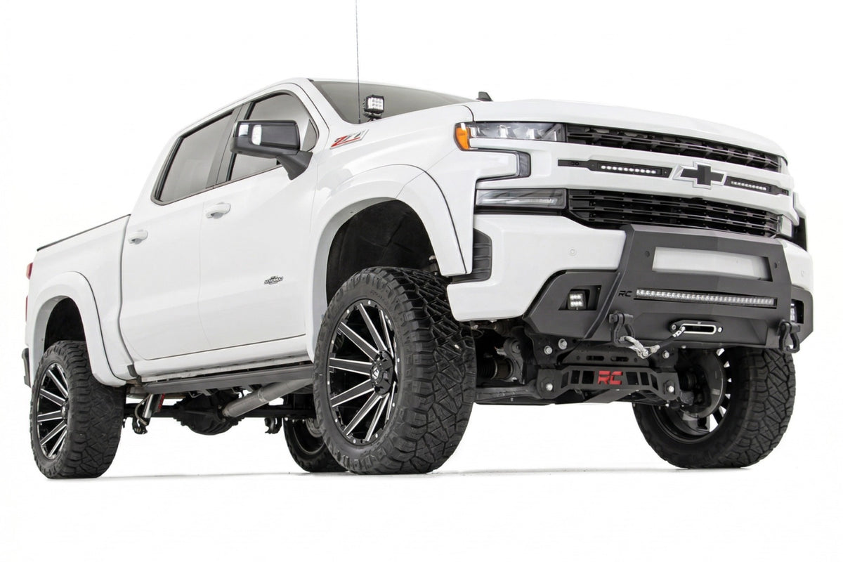 SF1 Fender Flares | GAZ Summit White | Chevy Silverado 1500 2WD/4WD (19-26)