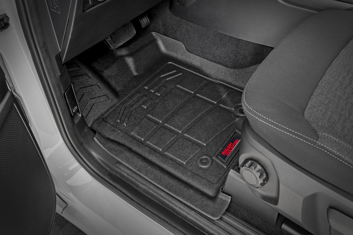 Sure-Fit Floor Mats | Front & Rear | Crew | Ford Ranger 2WD/4WD (2024-2026)