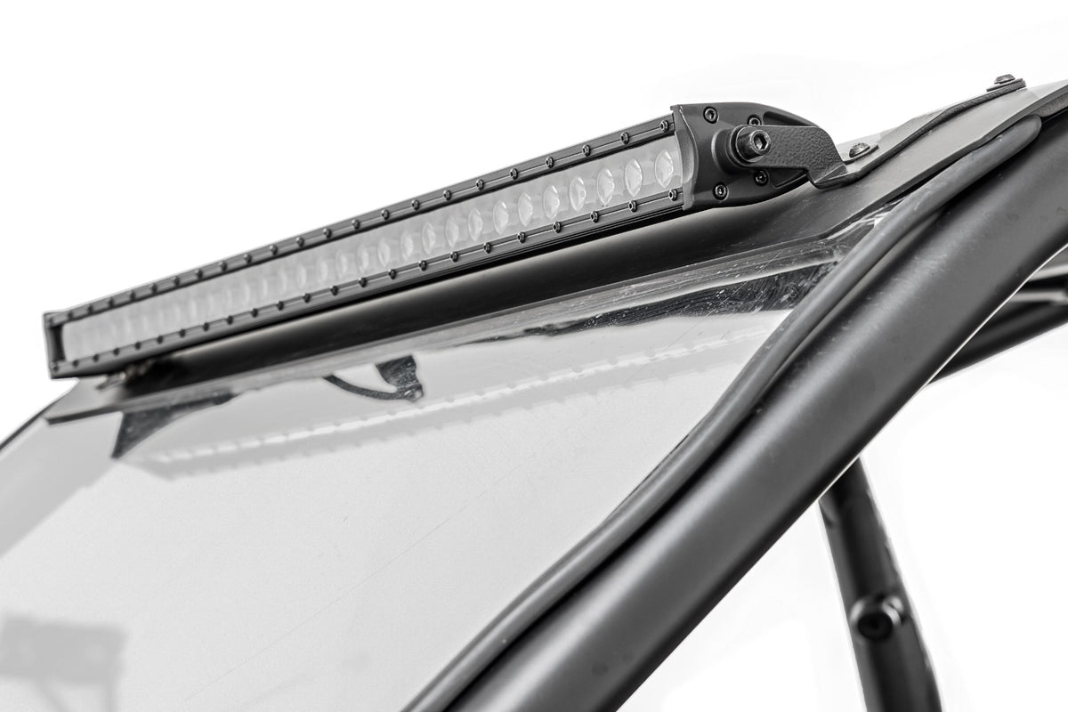 30" Single Row Light Mount | Front | Black Series | Polaris RZR Turbo R