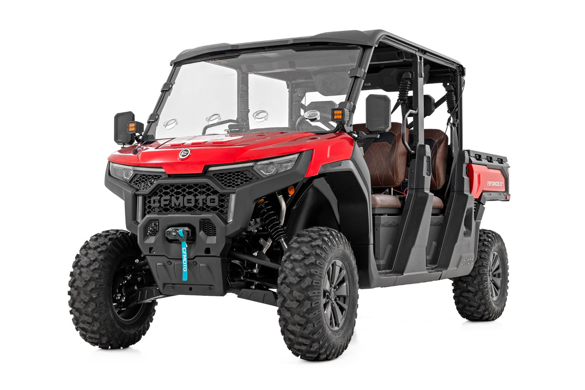 Vented Full Windshield | Scratch Resistant | CFMOTO UFORCE U10 Pro