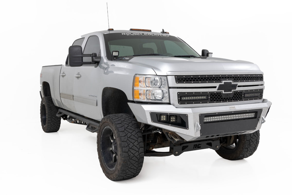 LED Light Kit | Ditch Mount | 3" OSRAM | Wide | Chevy 1500 & Chevy/GMC 2500HD/3500HD (07-14)