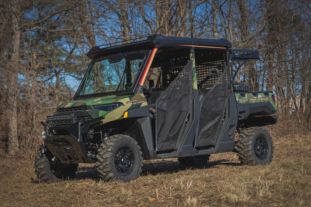 Electric Tilt Windshield | Glass | Formed Frame | Polaris Ranger XP 1000
