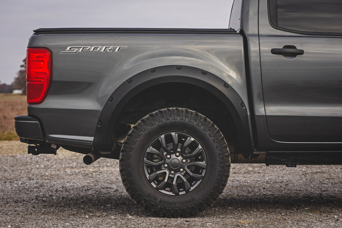 Pocket Fender Flares | UX Ingot Silver | Ford Ranger 2WD/4WD (2019-2023)