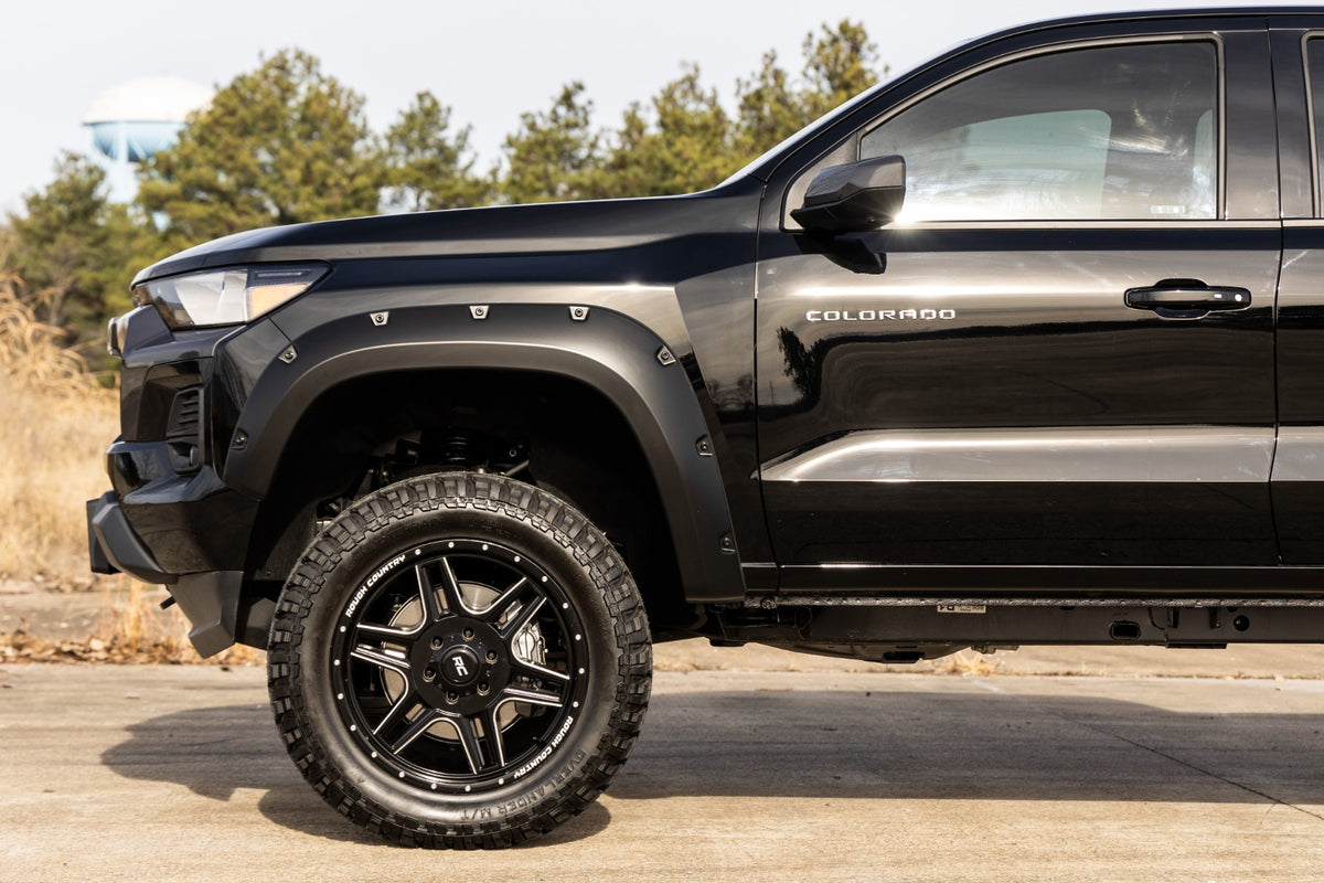Pocket Fender Flares | GXD Sterling Grey Metallic | Chevy Colorado (23-26)