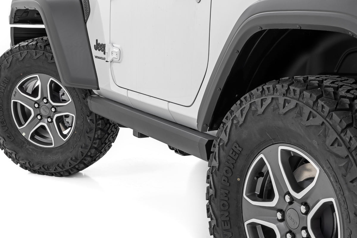 Power Running Boards | Dual Electric Motor | 2 Door | Jeep Wrangler JL (18-26)