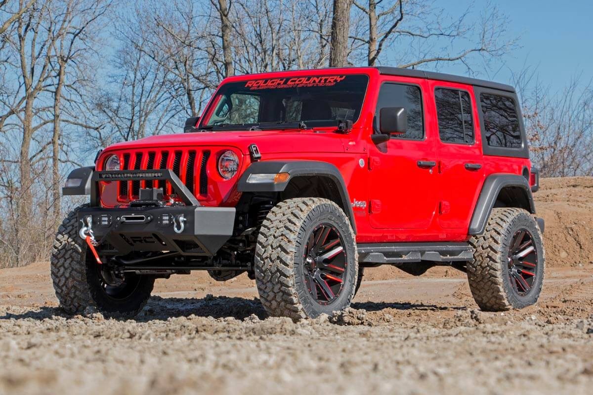 3.5 Inch Lift Kit | Adj Lower | FR D/S | M1 | Jeep Wrangler Unlimited Rubicon (18-23)