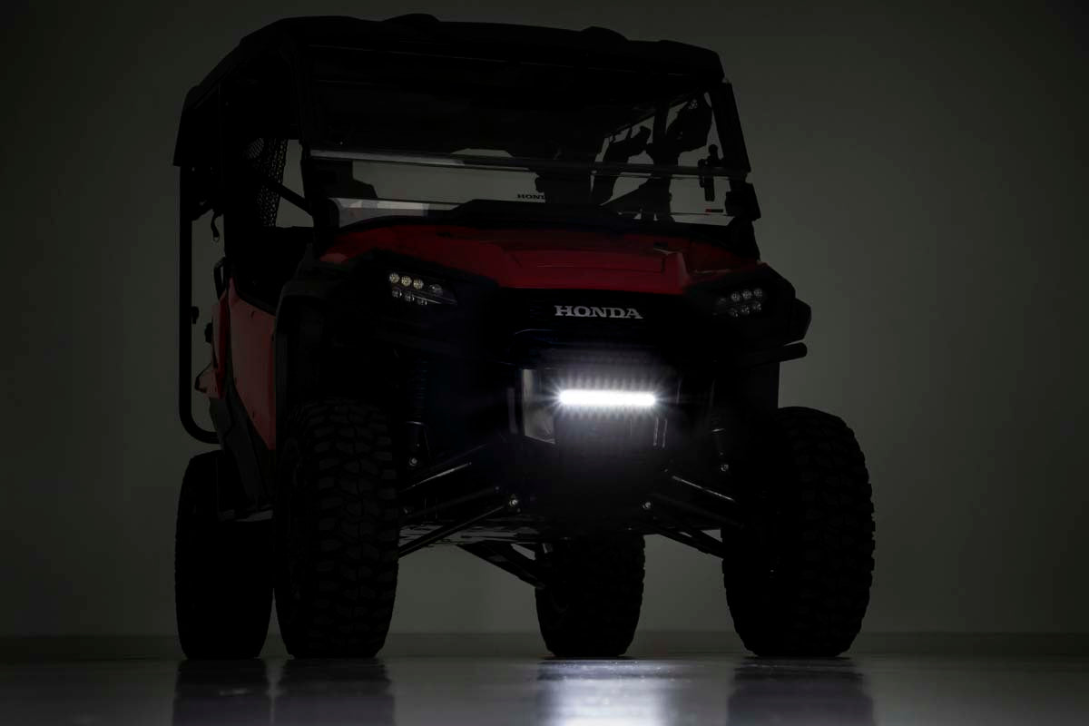 LED Light Kit | Bumper Mount | 10" Black Slimline | Honda Pioneer 1000