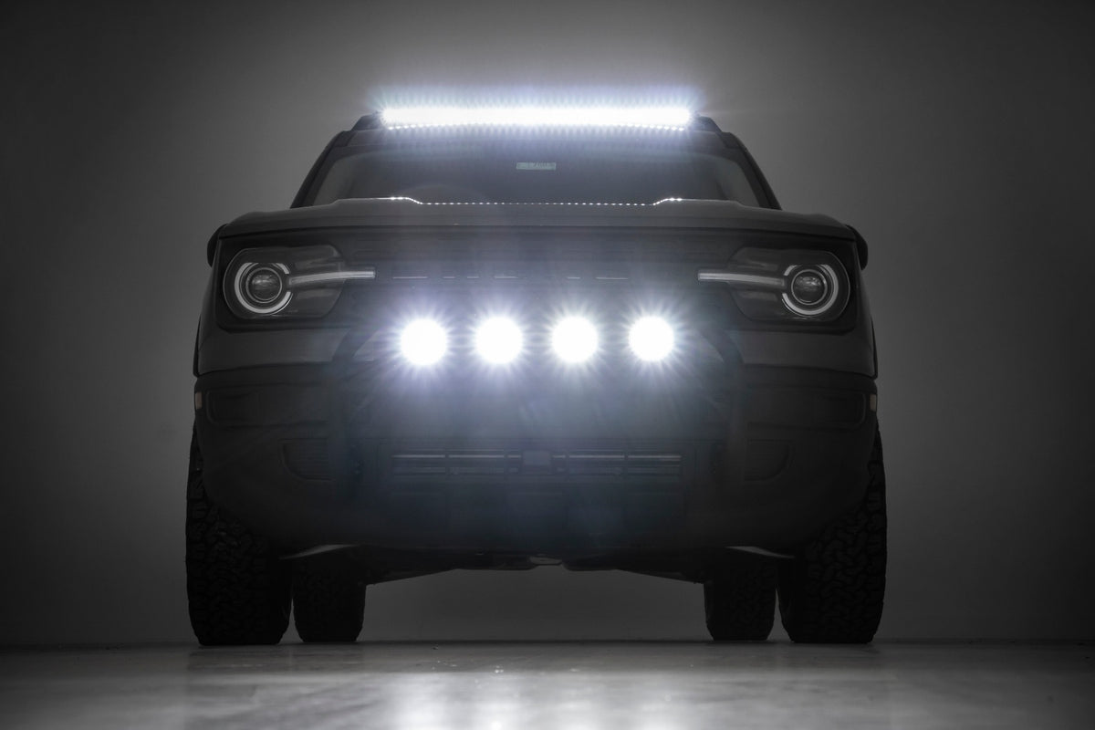 4 Inch Chrome Series LED Light | Round | Pair