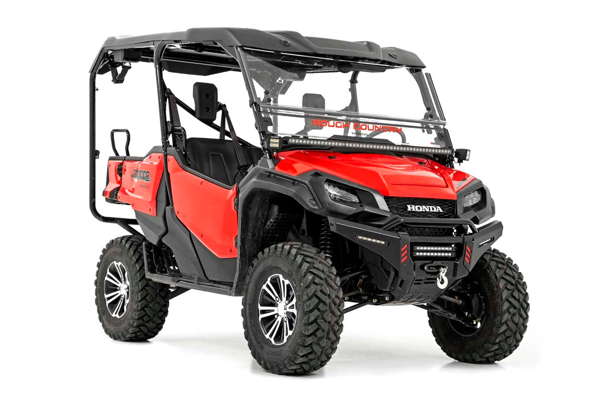 LED Light Kit | Cage Mount | 2" Black Pair | White DRL | Honda Pioneer 1000/Pioneer 1000-6