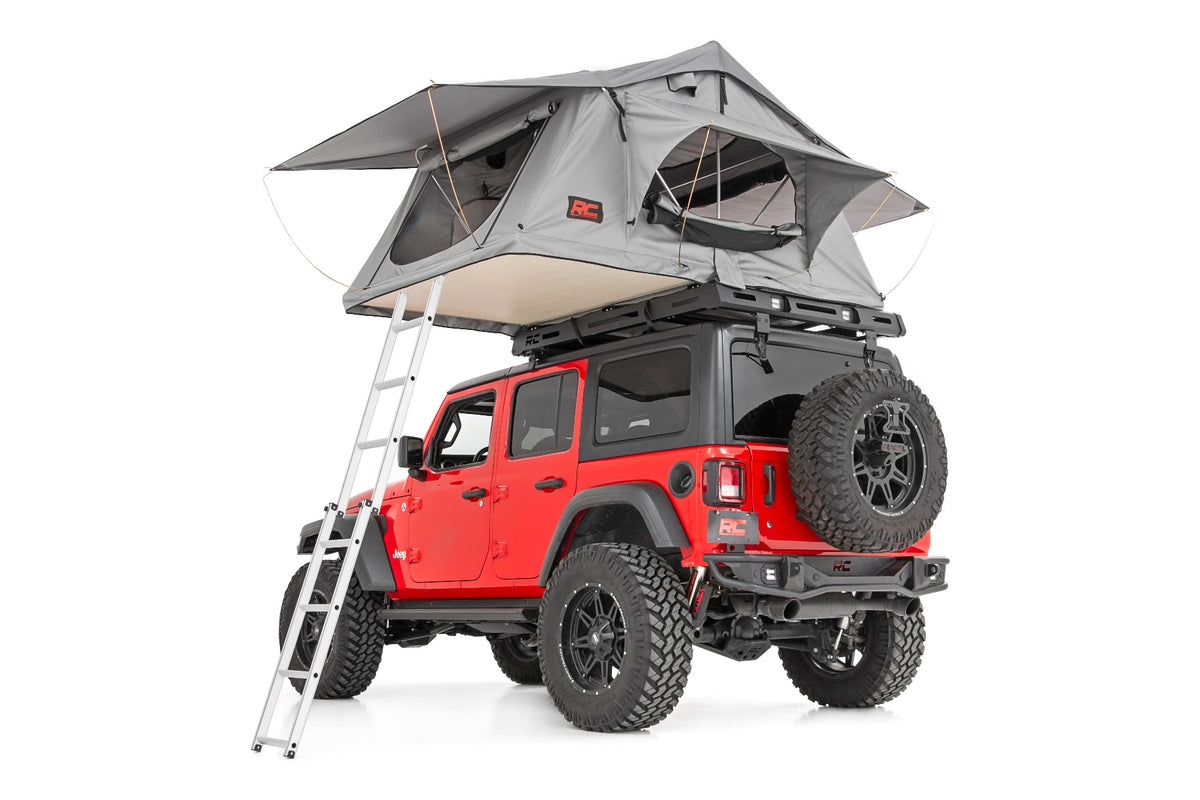 Roof Top Tent | Rack Mount | 12 Volt Accessory w/Ladder Extension & LED Light Kit