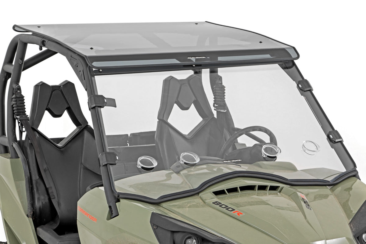 Vented Full Windshield | Scratch Resistant | Can-Am Commander Max 1000