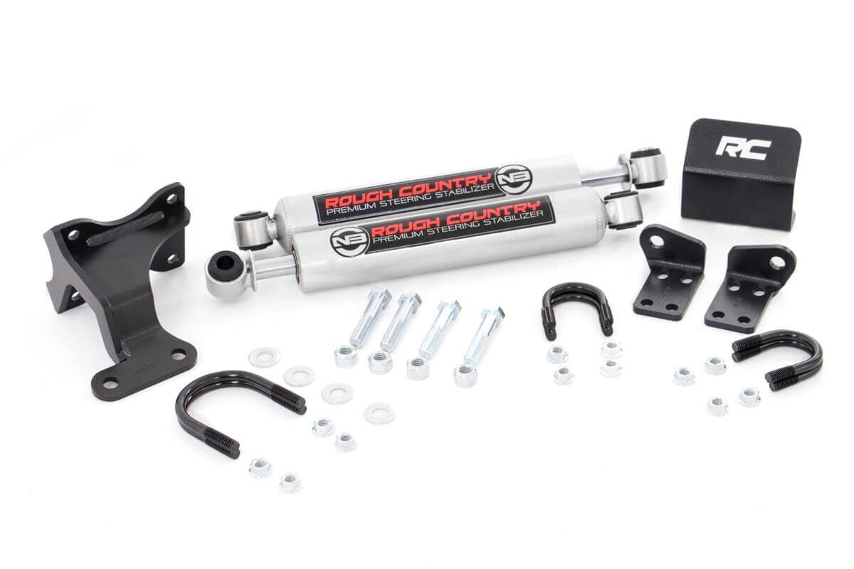 N3 Steering Stabilizer | Dual | 2-8 Inch Lift | Jeep Wrangler JK/Wrangler Unlimited (07-18)