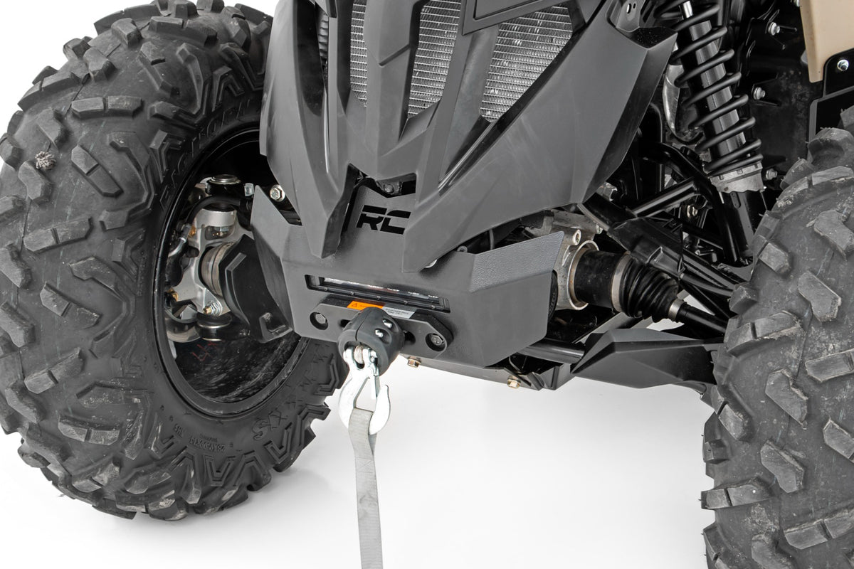 Winch Bumper | 4500-Lb Winch | Black Series LED | 6" Light | Can-Am Renegade 1000/Renegade 500