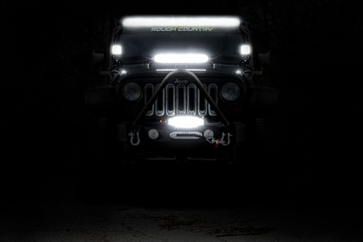 50 Inch Black Series LED Light Bar | Dual Row | Amber DRL