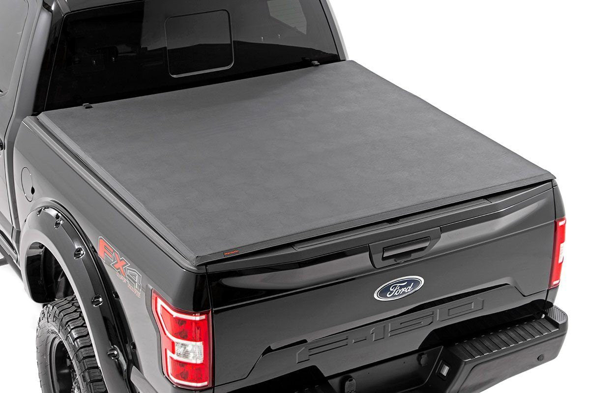 Soft Tri-Fold Bed Cover | 6'7" Bed | Ford F-150 (21-26)/F-150 Lightning (22-26)