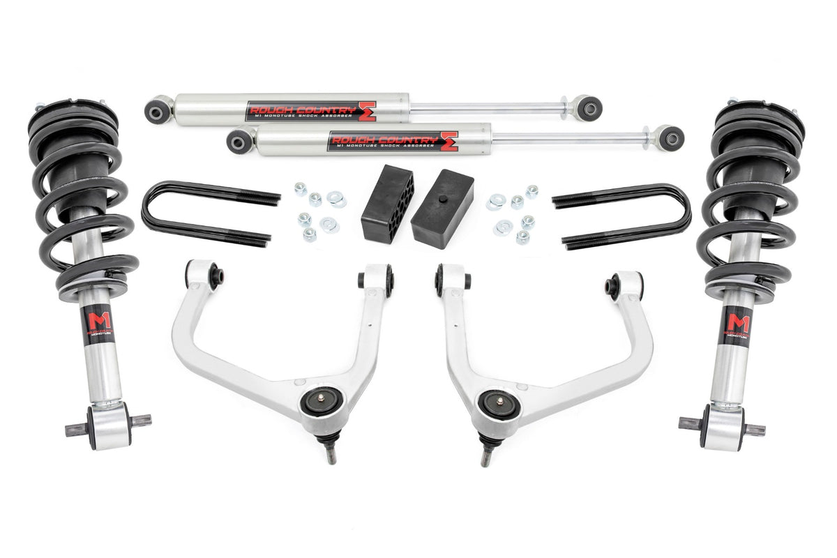 3.5 Inch Lift Kit | Mono Leaf Rear | M1 Struts/M1 | GMC Sierra 1500 (25-26)