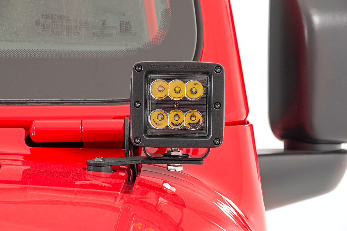 LED Light Kit | Hinge Mount | 2" Spectrum Pair | Jeep Gladiator JT/Wrangler JL (18-26)