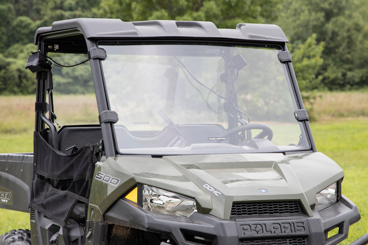 Full Windshield | Scratch Resistant | Mid Size | Polaris Ranger 500/Ranger 800 Mid-Size