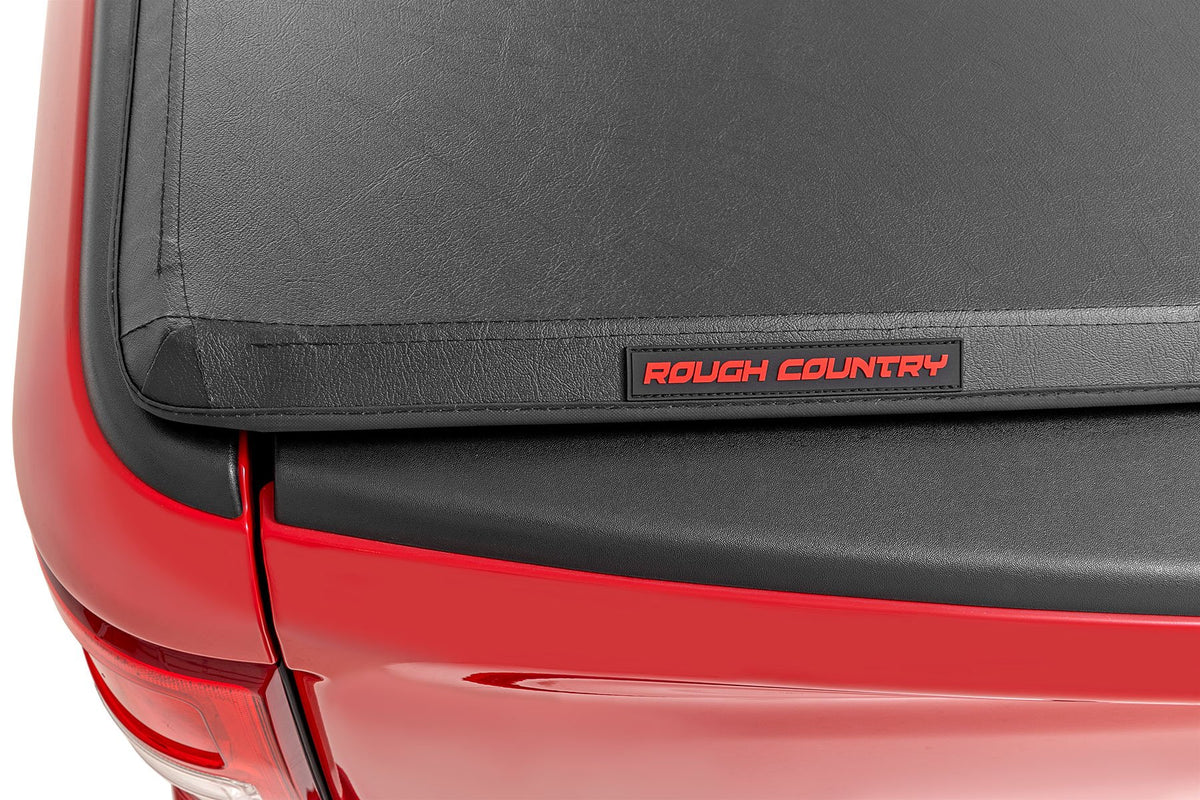 Soft Tri-Fold Bed Cover | 5'7" Bed | No OE Rail | Toyota Tundra (07-21)
