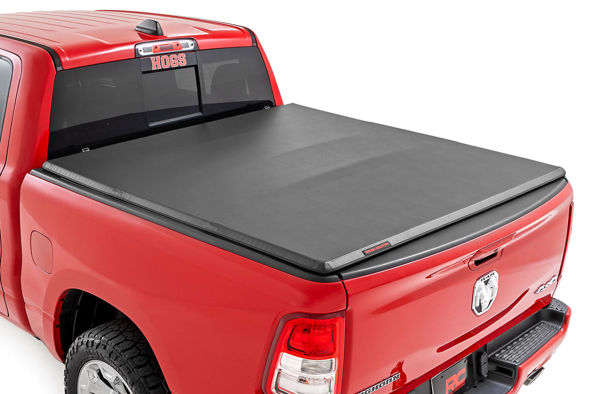 Soft Tri-Fold Bed Cover | 5'7" Bed | Ram 1500 (19-26)/1500 TRX (21-24)