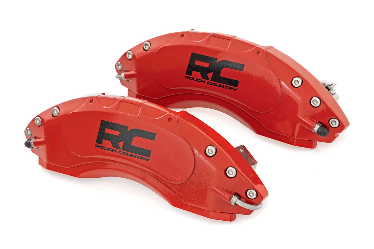 Caliper Covers | Rear | Red | Non-Sport | Jeep Wrangler JL (18-26)/Wrangler Unlimited (18-26)