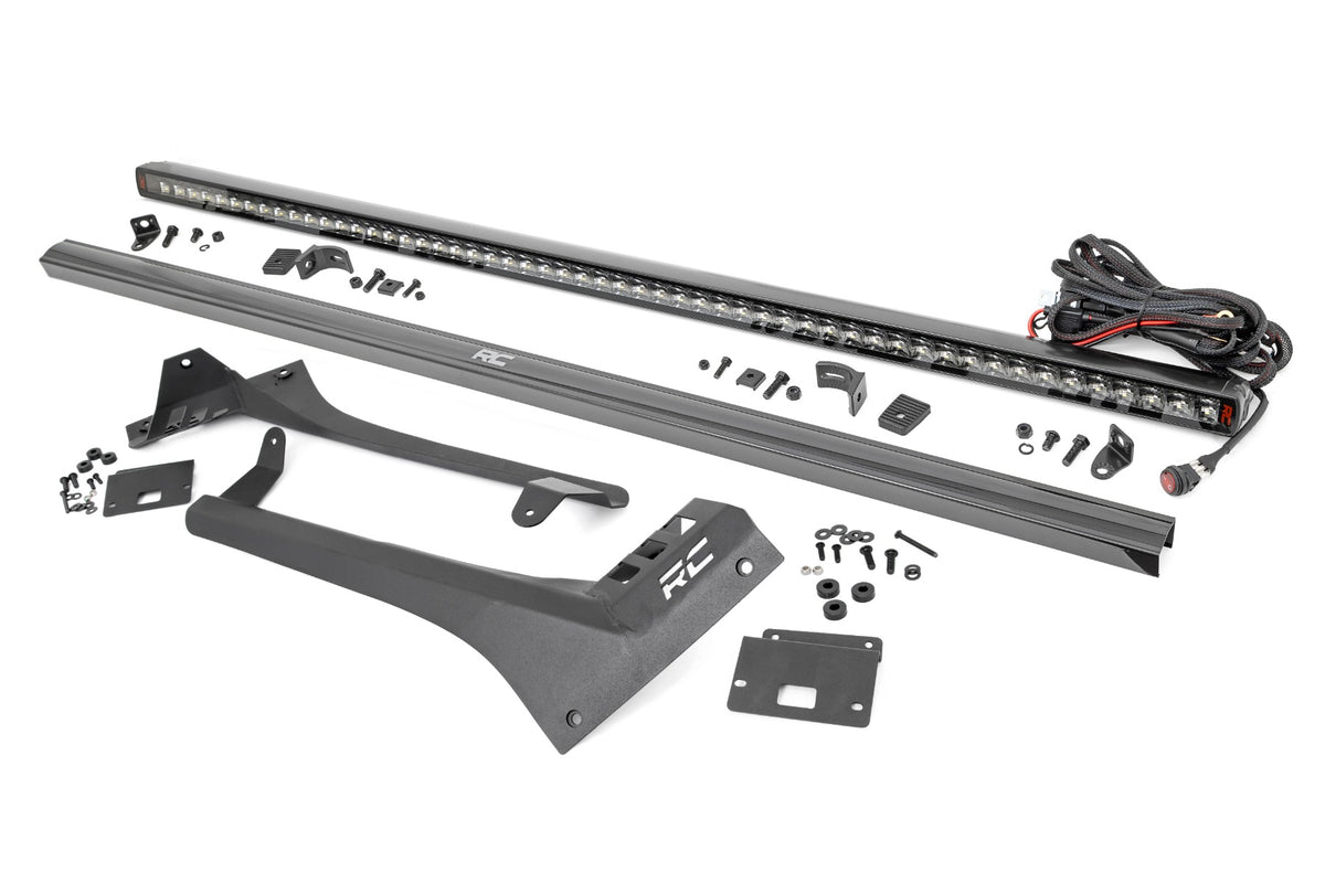 LED Light Kit | Windshield | 50" Spectrum Single Row | Jeep Gladiator JT/Wrangler JL (18-26)